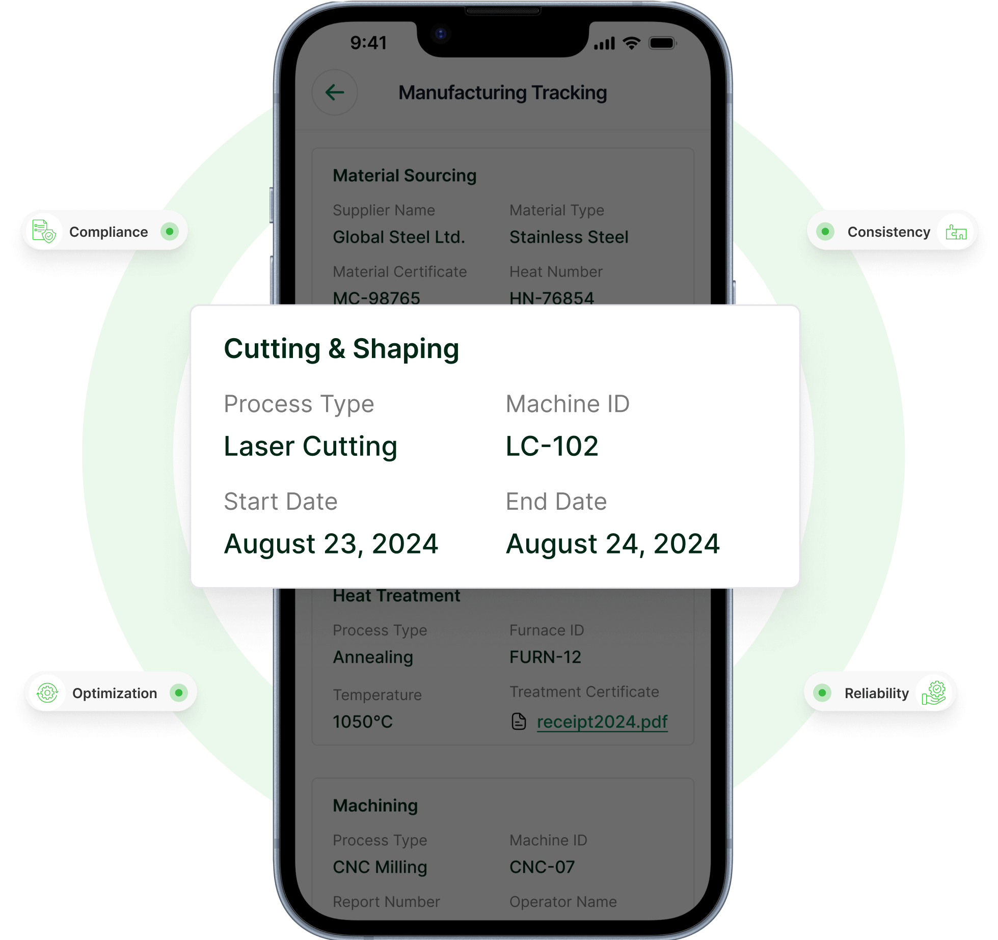 Our Manufacturing Traceability Software